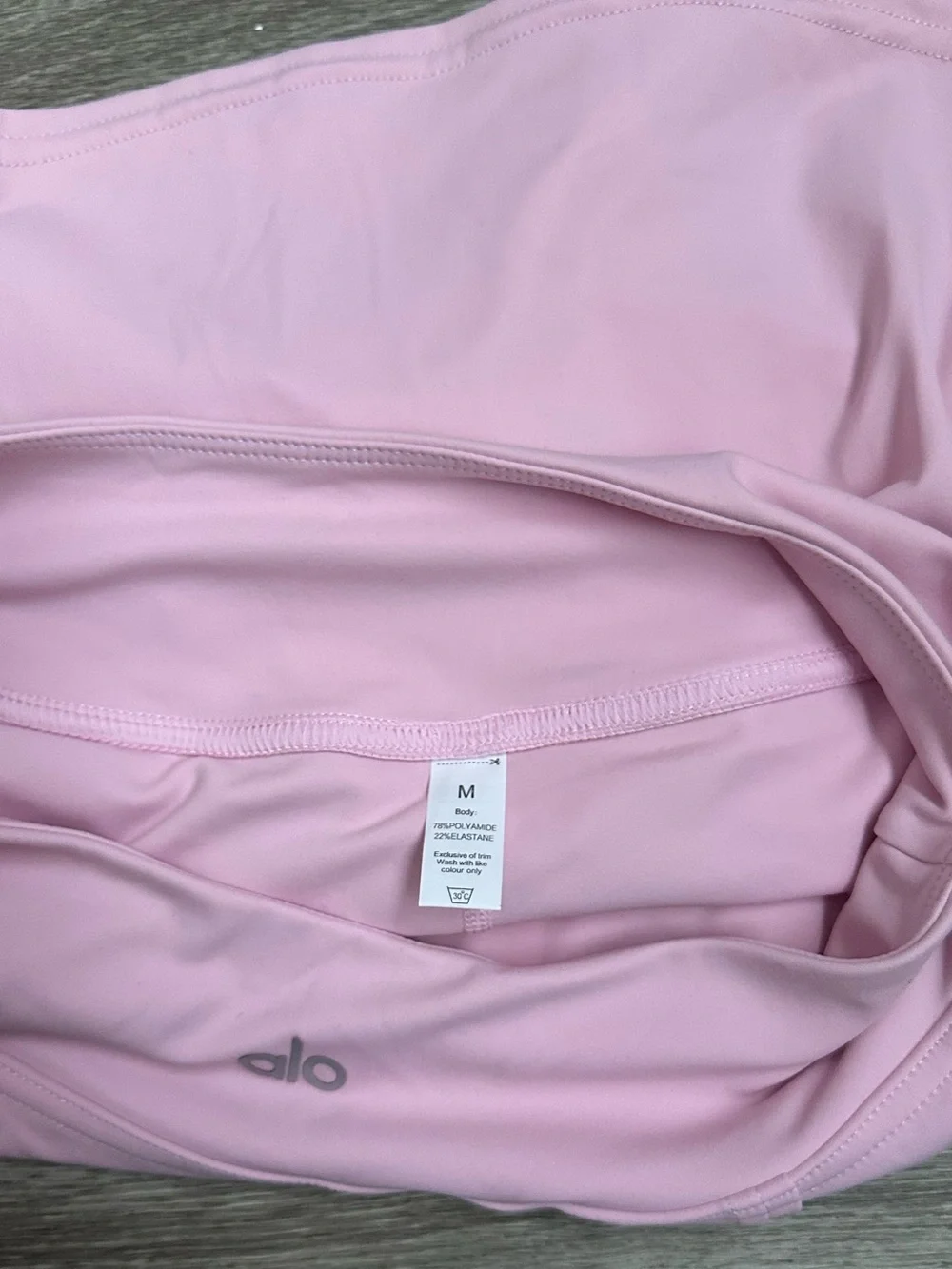 ALO Yoga Light Pink Athletic Skort with Built-In Shorts